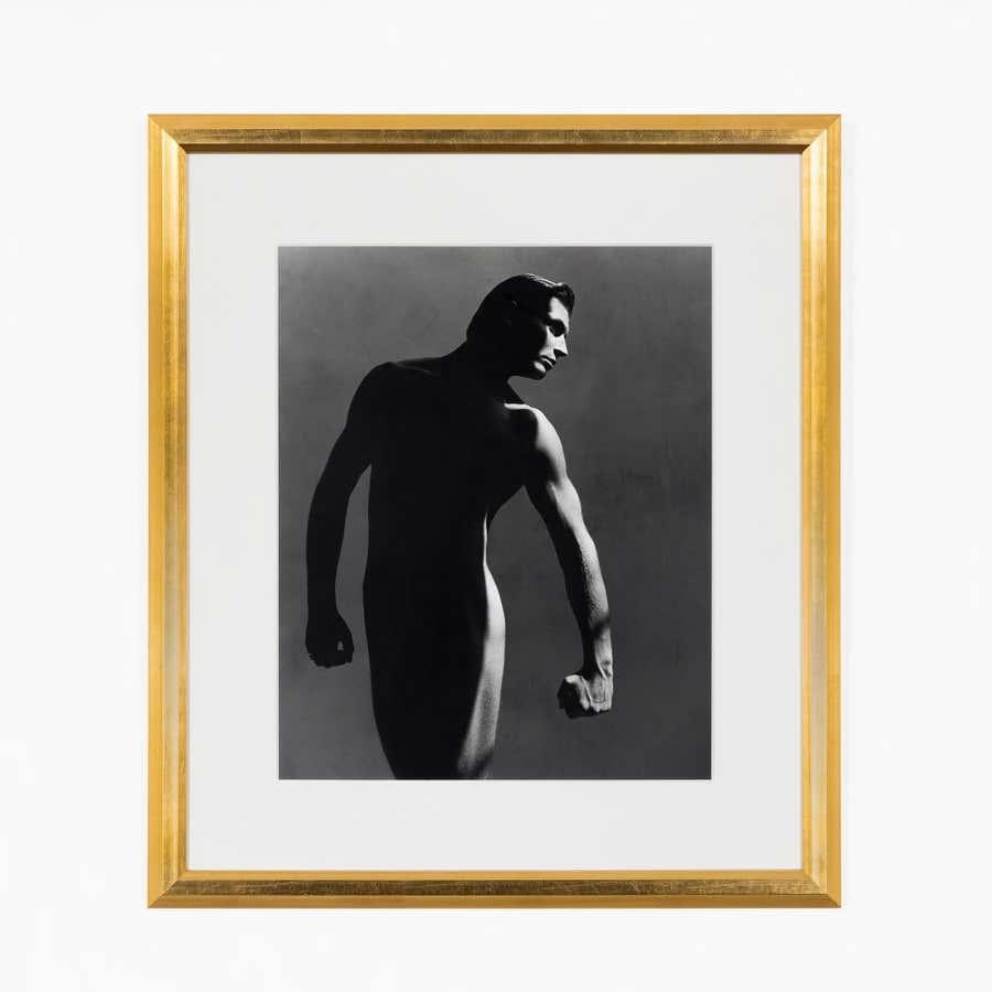 "Chris Harris" silver gelatin print, 1980s, framed