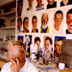 David Hockney, (studio), Malibu, 1989