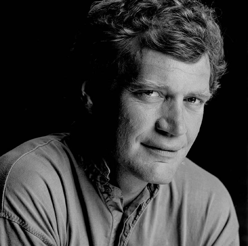 Greg Gorman Black and White Photograph - David Letterman, Contemporary, Celebrity, Photography, Portrait