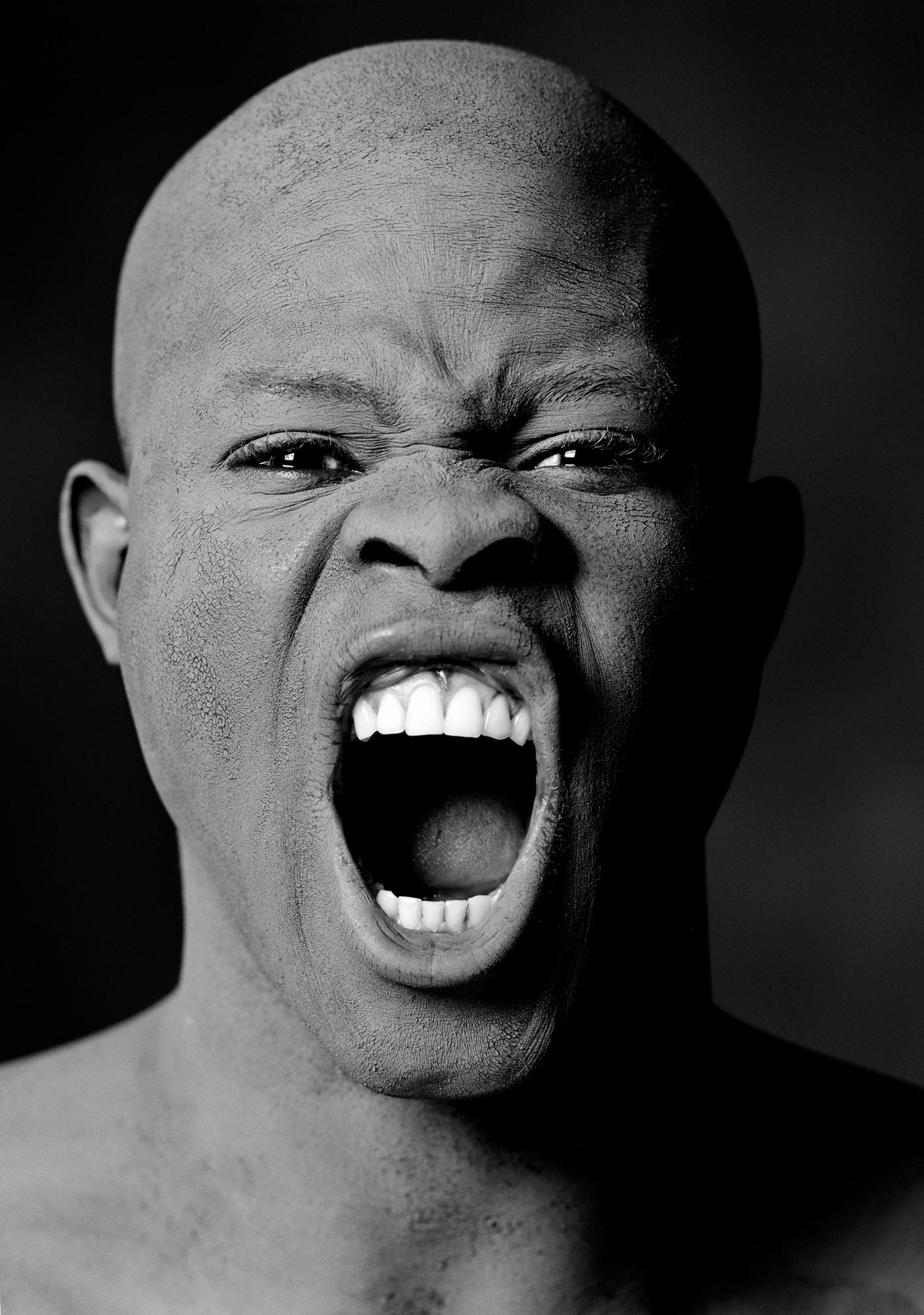 Greg Gorman Portrait Photograph - Djimon Hounsou, Los Angeles, 21st Century, Contemporary, Celebrity, Photography