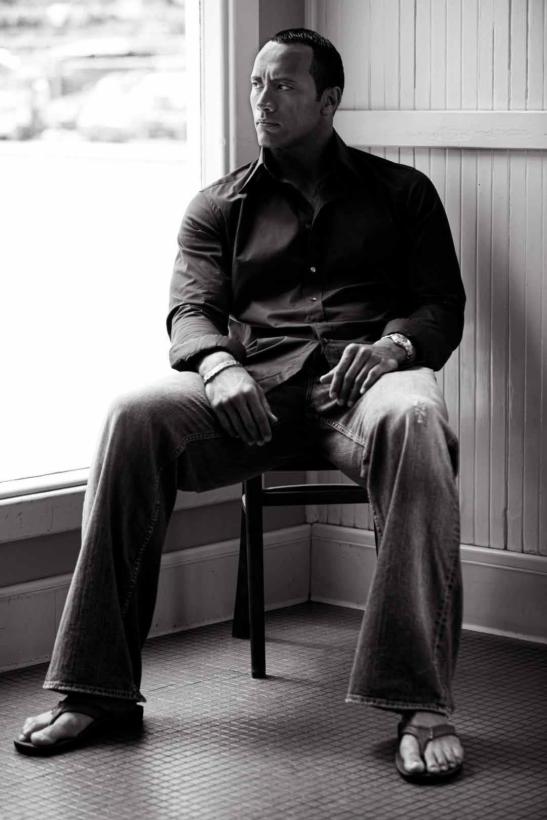 Greg Gorman Portrait Photograph - Dwayne Johnson, Contemporary, Celebrity, Photography, Portrait