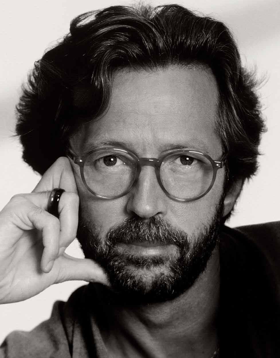 Greg Gorman Black and White Photograph - Eric Clapton, Contemporary, Celebrity, Photography, Portrait