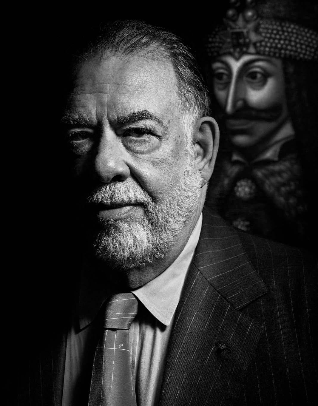 Greg Gorman Black and White Photograph - Francis Ford Coppola, Contemporary, Celebrity, Photography, Portrait