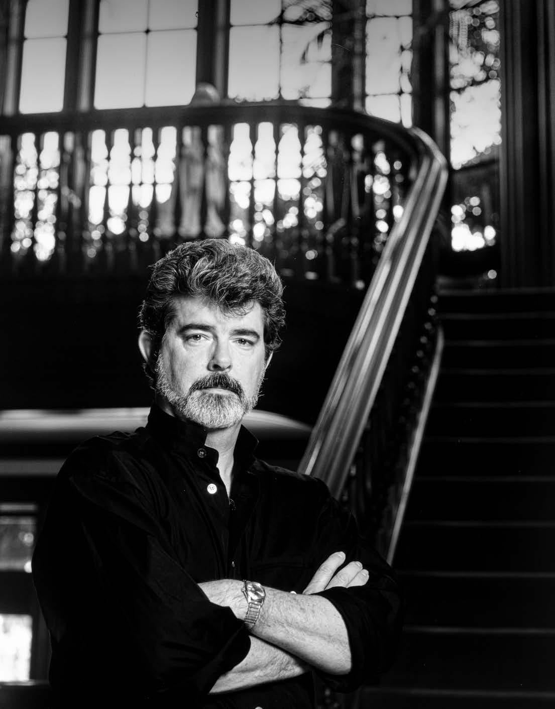 Greg Gorman Portrait Photograph - George Lucas, Contemporary, Celebrity, Photography, Portrait