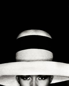 Vintage Grace Jones in hat, Los Angeles, 21st Century, Contemporary, Celebrity