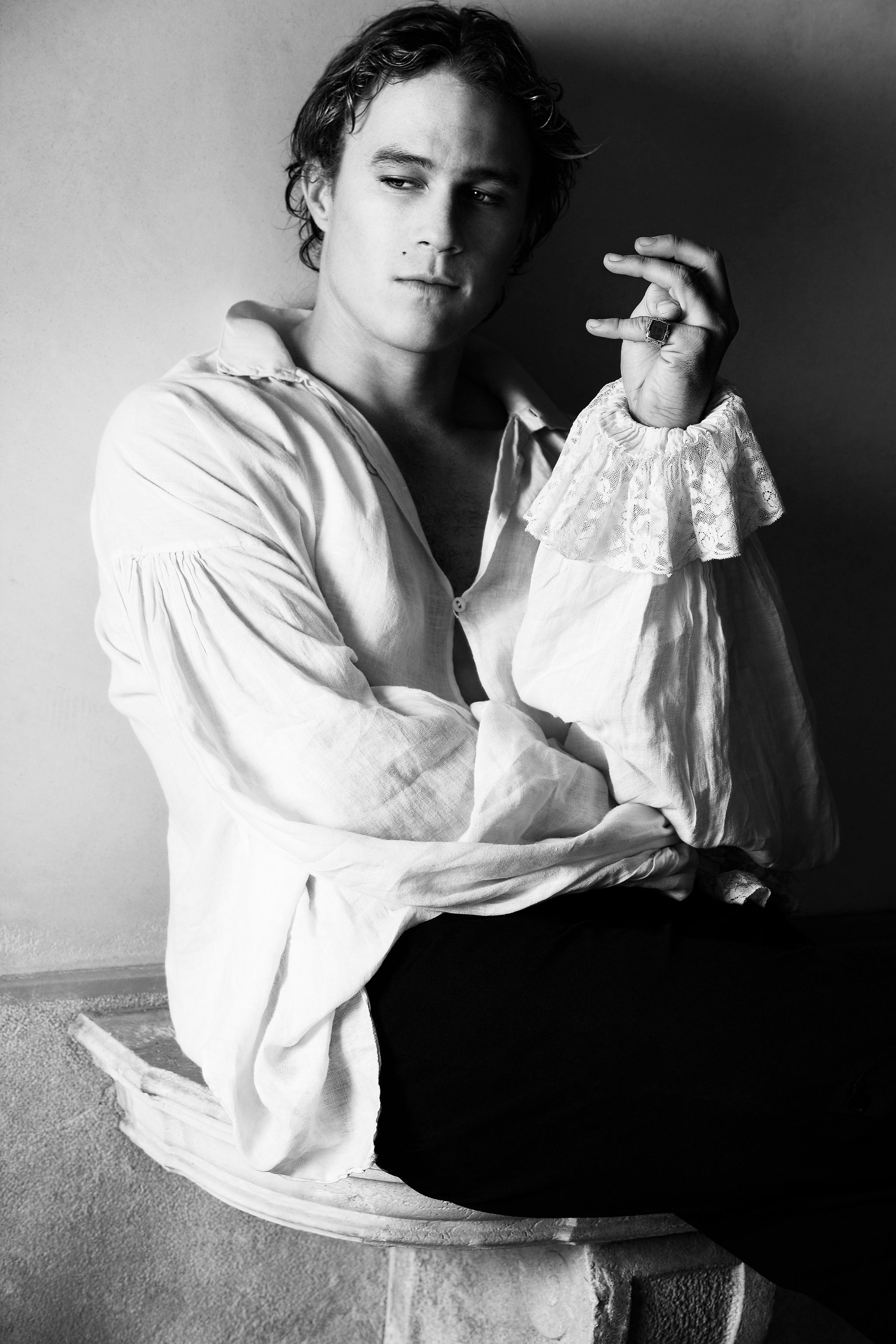 Greg Gorman Portrait Photograph – Heath Ledger, Casanova, Venedig 2004, Zeitgenössisch, Celebrity, Fotografie