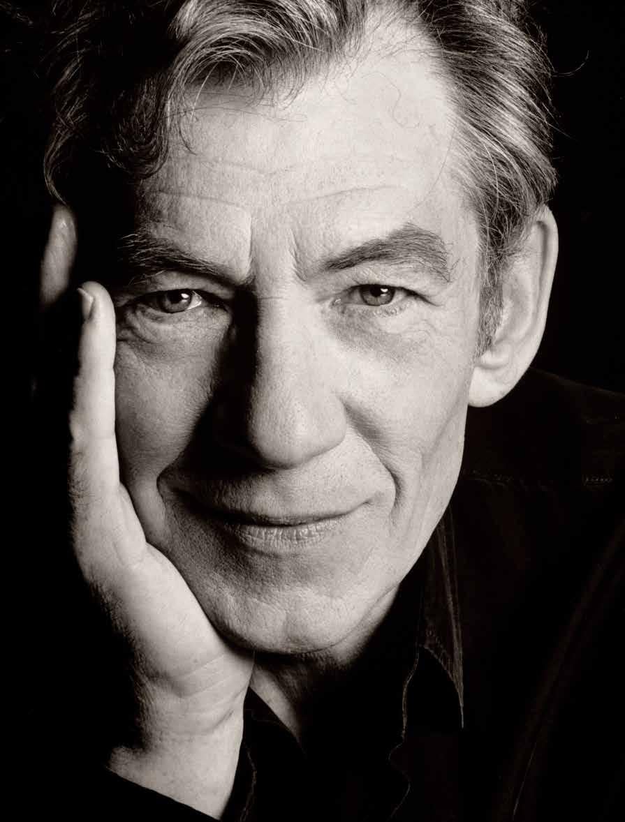 Greg Gorman Black and White Photograph - Ian McKellen, Contemporary, Celebrity, Photography, Portrait