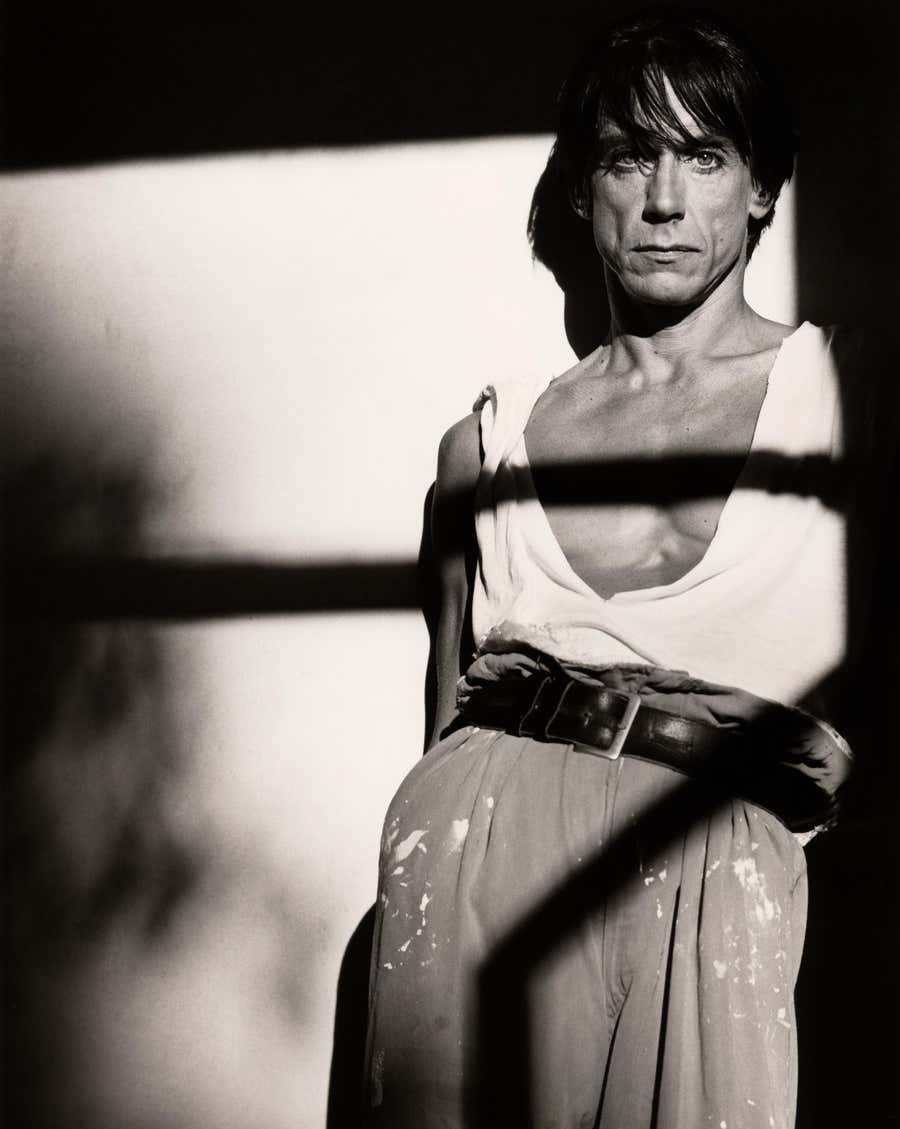 Iggy Pop in Painter's pants, Contemporary, celebrity, Photography, later print