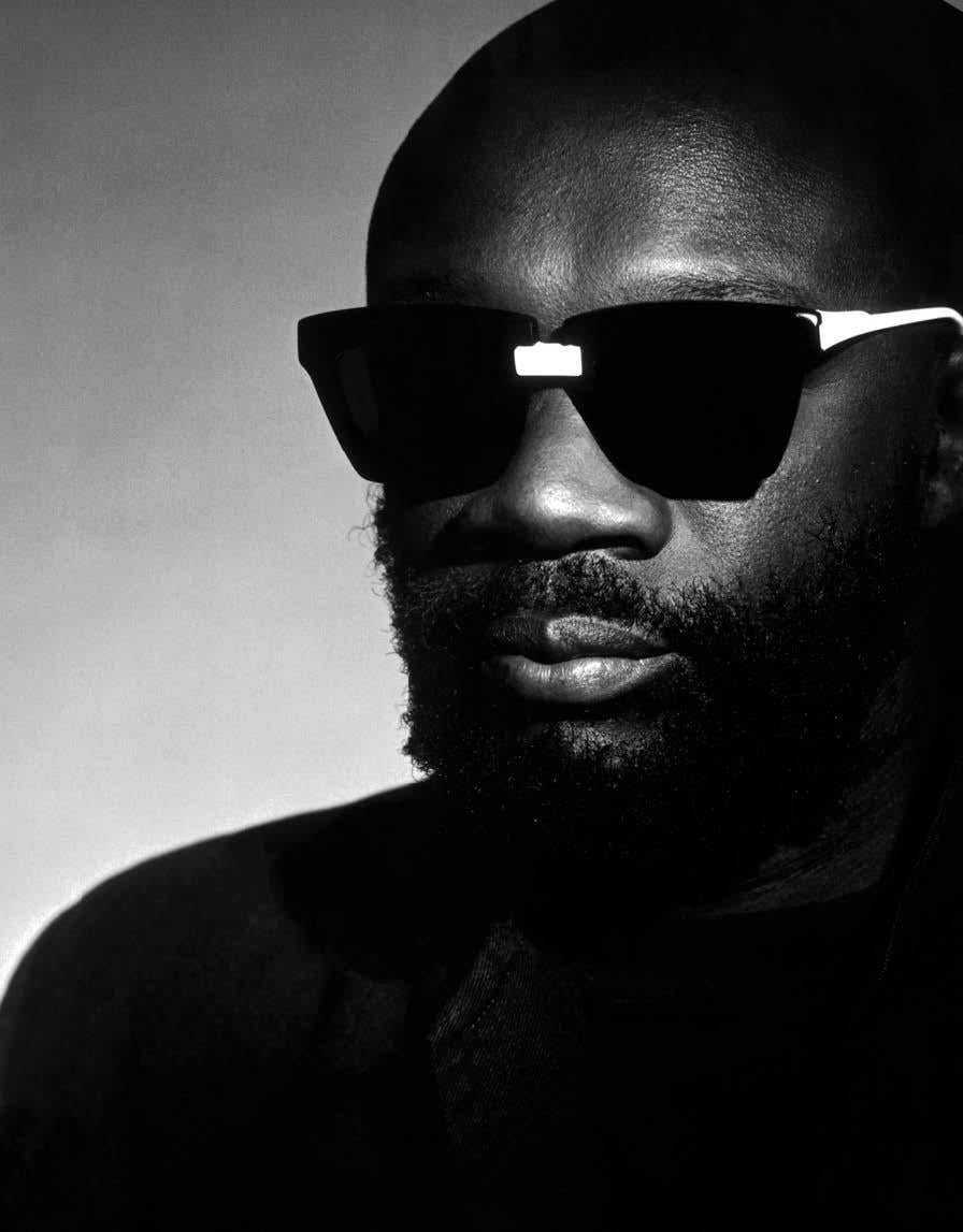 Greg Gorman Black and White Photograph - Isaac Hayes, LA, Contemporary, Celebrity, Photography, Portrait