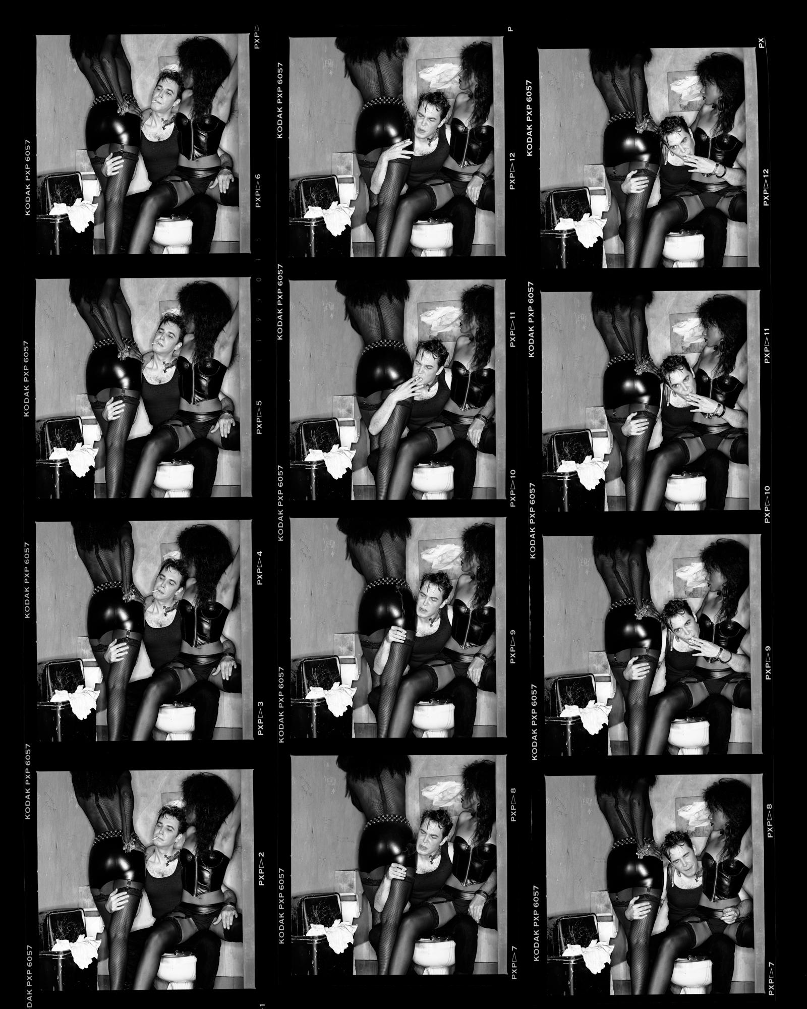 Black and White Photograph Greg Gorman - feuilles de compteur Jeff Koons, XXIe siècle, contemporain, célébrités, photographie