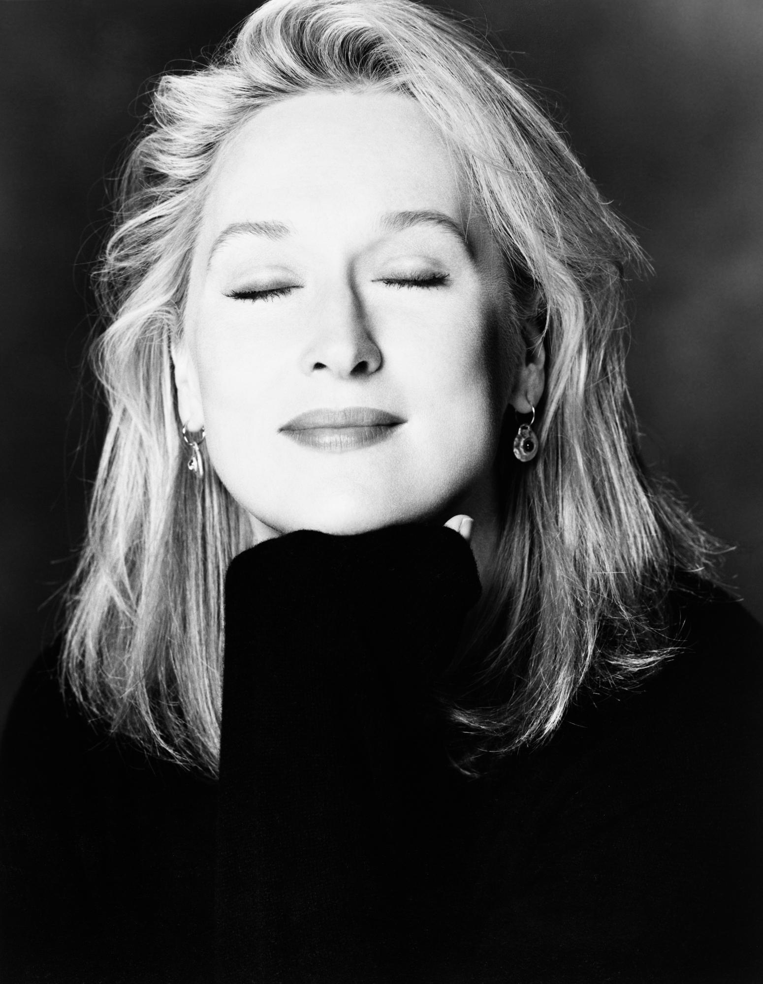 Greg Gorman Portrait Photograph - Meryl Streep, 21st Century, Contemporary, Celebrity, Photography