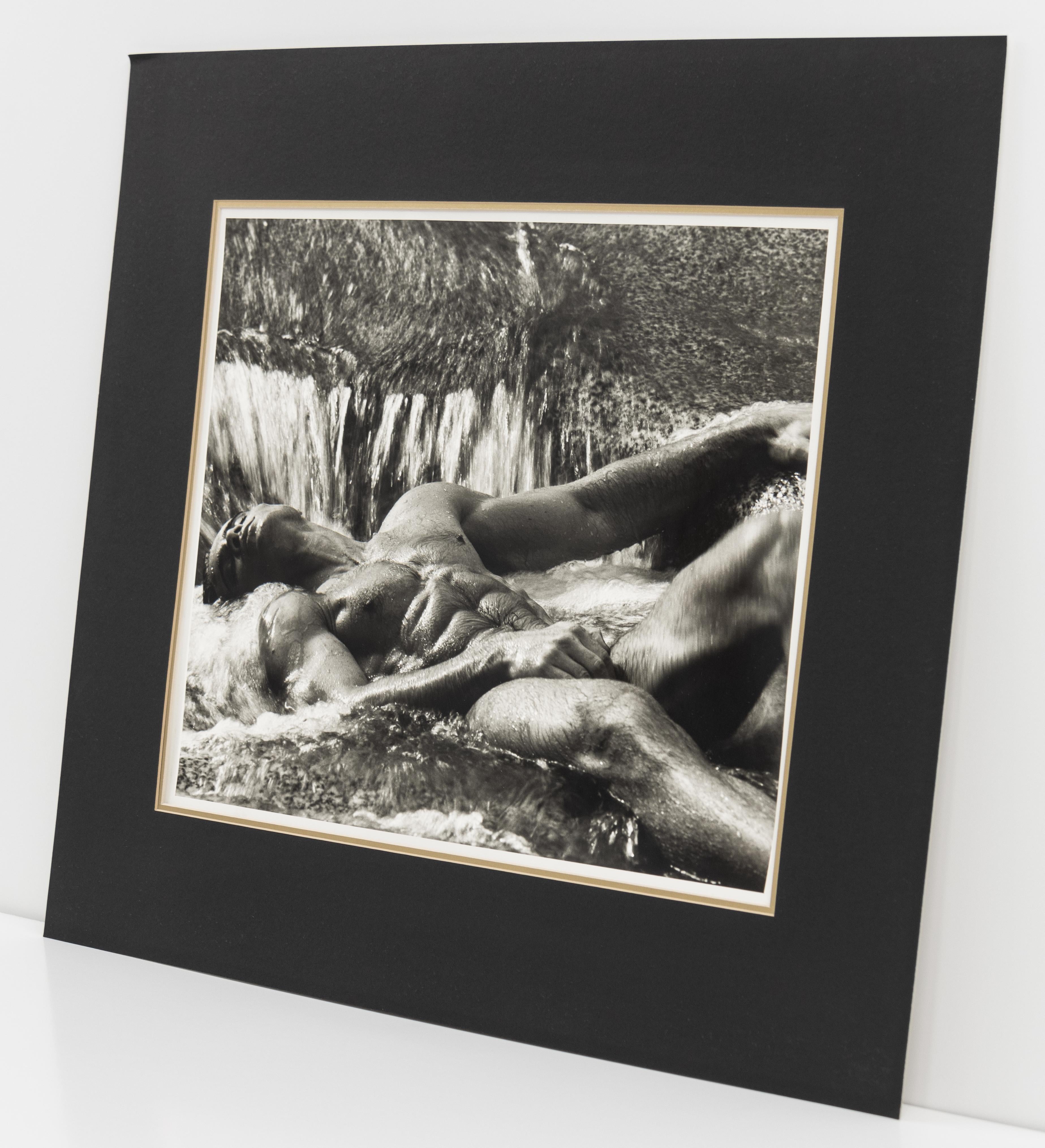 Scott in Waterfall, Cabo San Lucas - Photograph by Greg Gorman