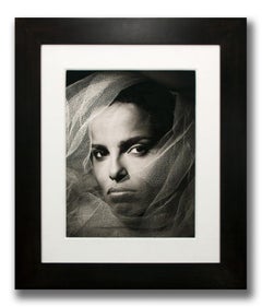 “Shari Belafonte” Ltd Hand-Signed Gelatin Silver Print by Greg Gorman, Framed