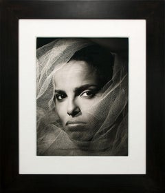 Retro “Shari Belafonte” Ltd Hand-Signed Gelatin Silver Print by Greg Gorman, Framed