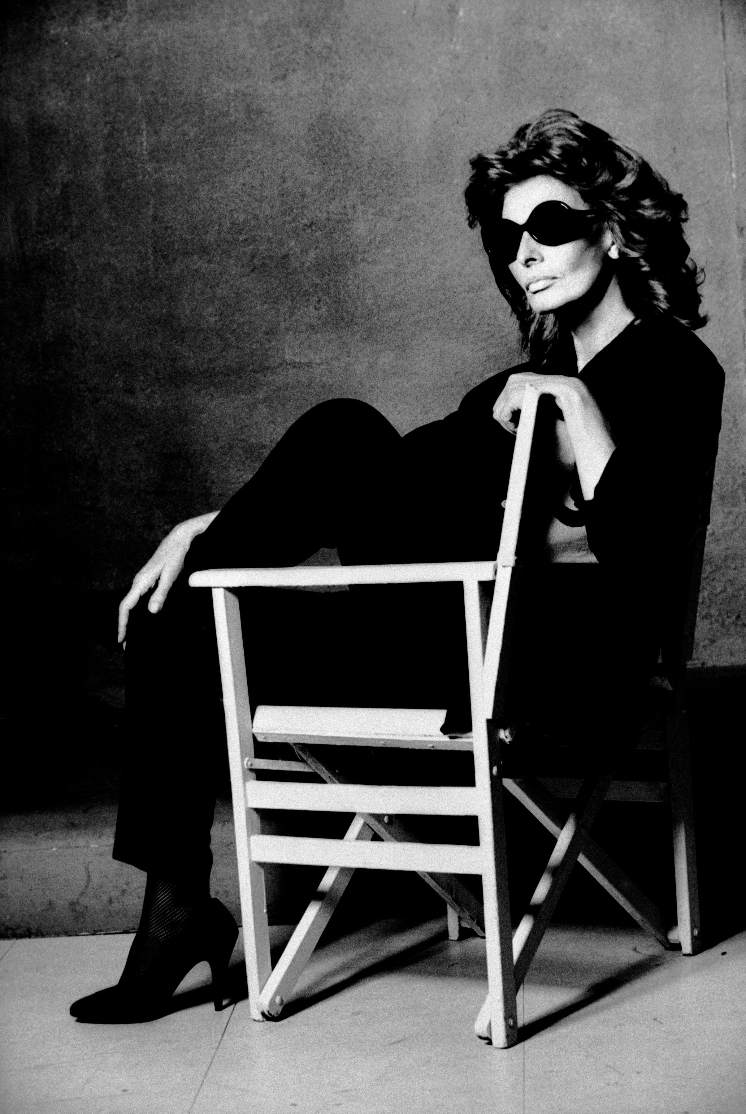 Greg Gorman Portrait Photograph - Sophia Loren, 21st Century, Contemporary, Celebrity, Photography