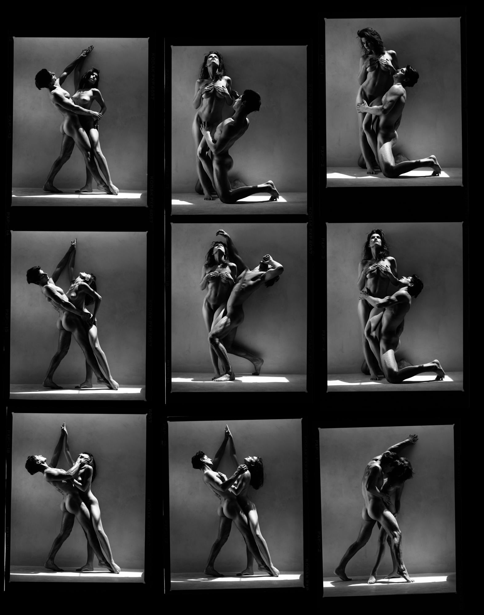 Black and White Photograph Greg Gorman - Tony Sheets contact sheet, Contemporary, Celebrity, Photography