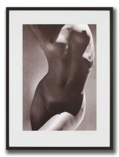 “Female Torso” Limited Edition Hand-Signed Lithograph by Greg Gorman, Framed