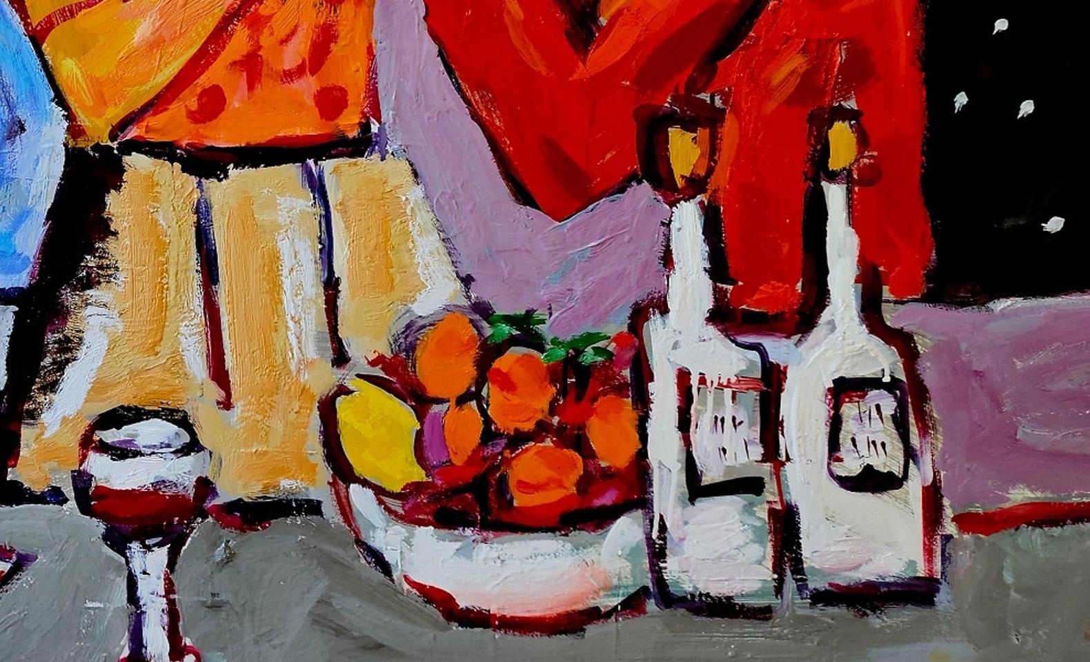 Danza Greenwich, Pintura al óleo contemporánea sobre lienzo de Greg Kessler en venta 3