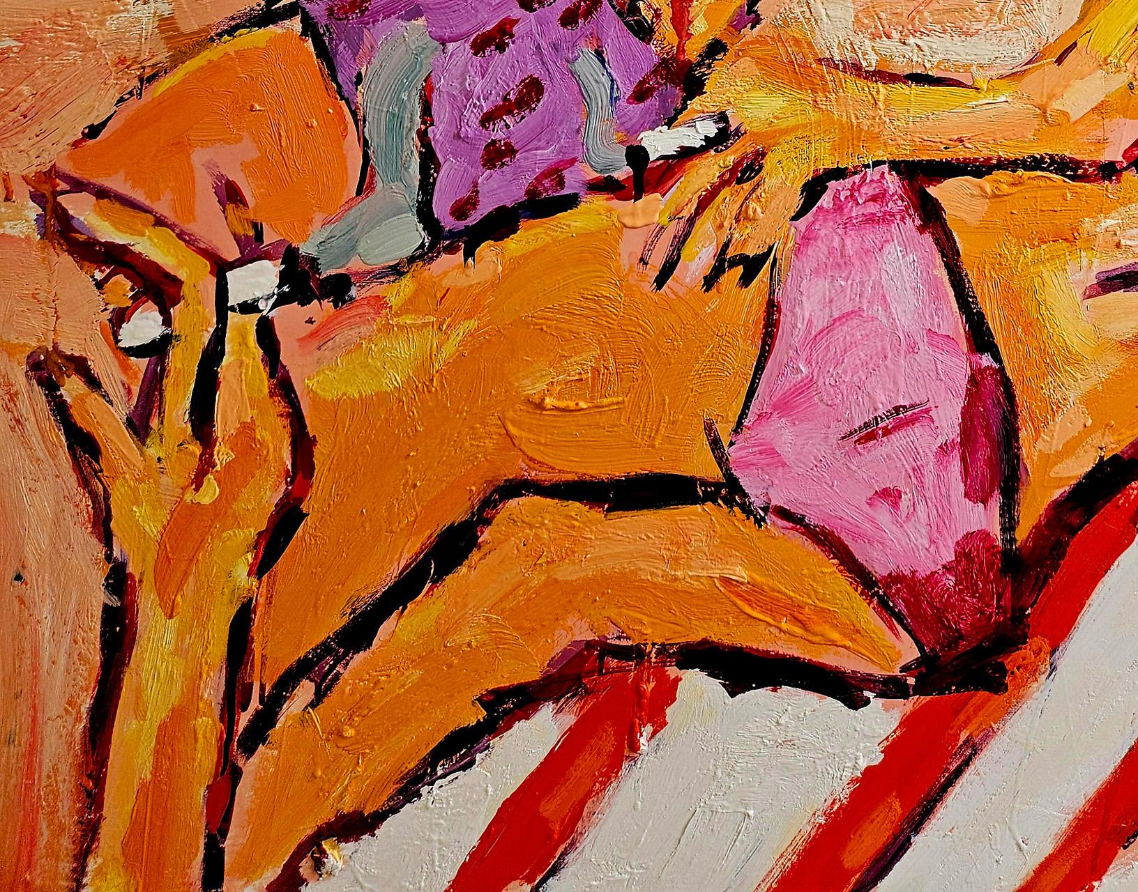 Marmaris, Pintura al óleo contemporánea sobre lienzo de Greg Kessler en venta 2