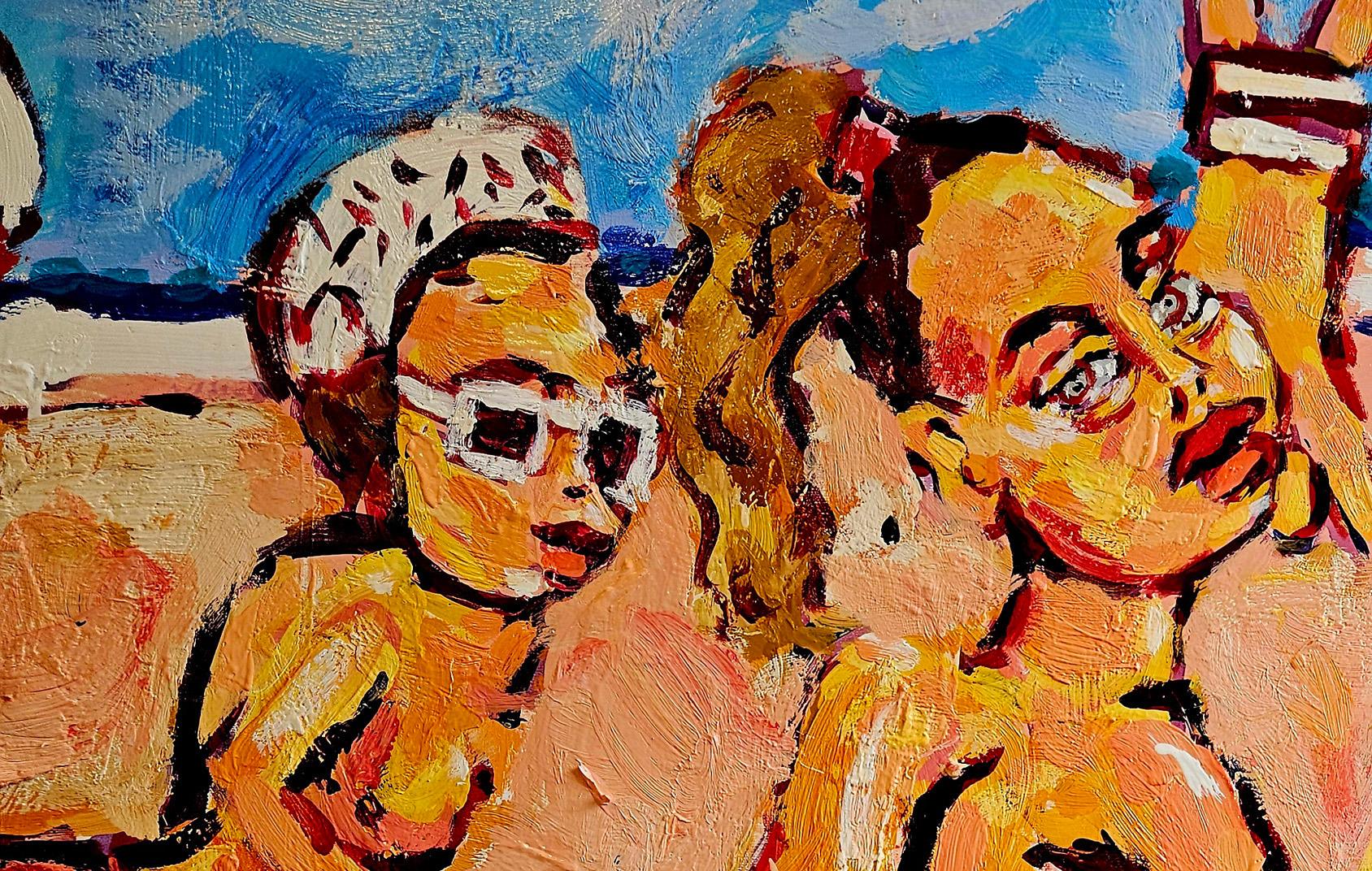 Marmaris, Pintura al óleo contemporánea sobre lienzo de Greg Kessler en venta 3