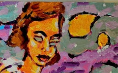 Moonlight Mile, Zeitgenössische Ölgemälde auf Leinwand von Greg Kessler