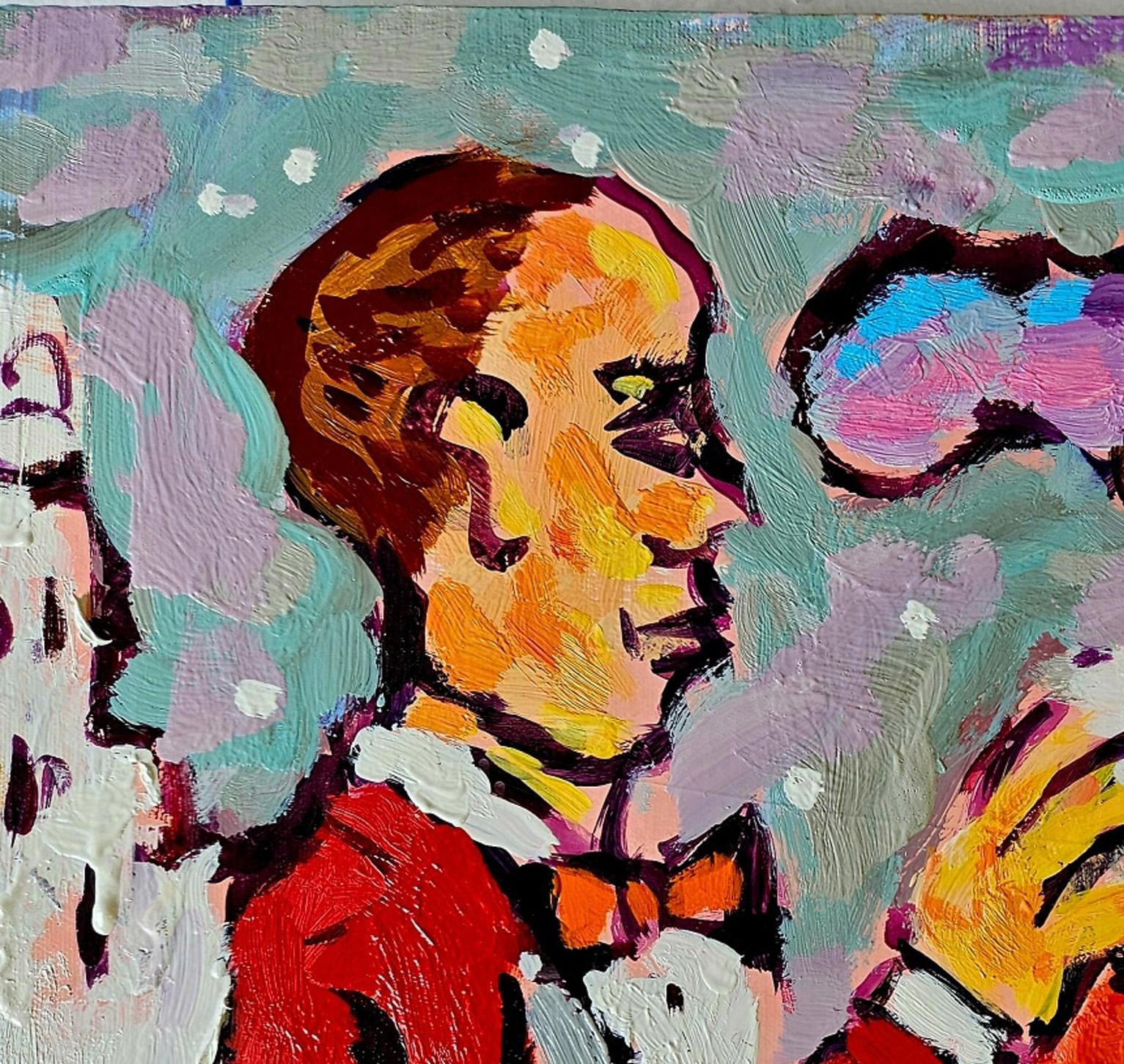 Milla a la luz de la luna, Pintura al óleo contemporánea sobre lienzo de Greg Kessler en venta 2