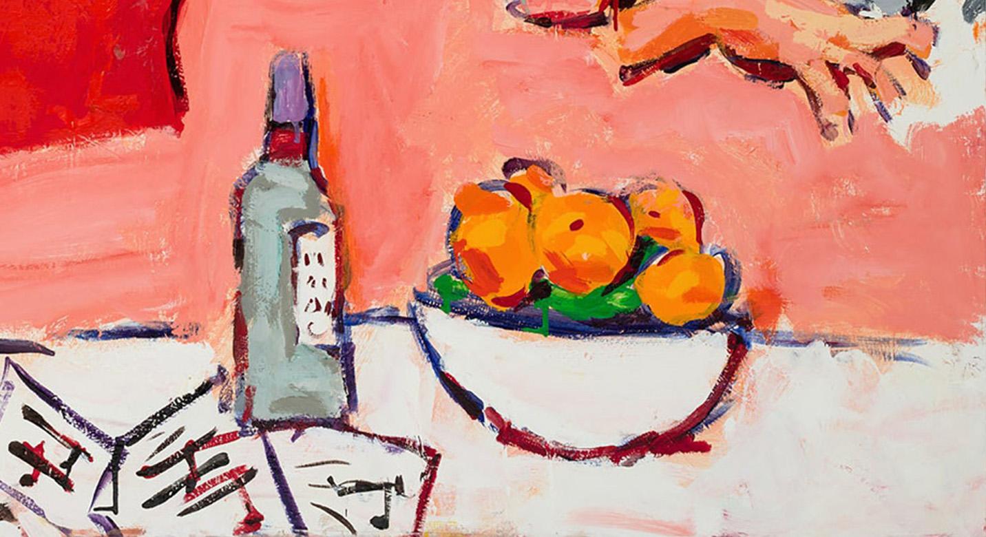 Il mistero dell'omicidio, dipinto a olio su tela in stile contemporaneo di Greg Kessler in vendita 1