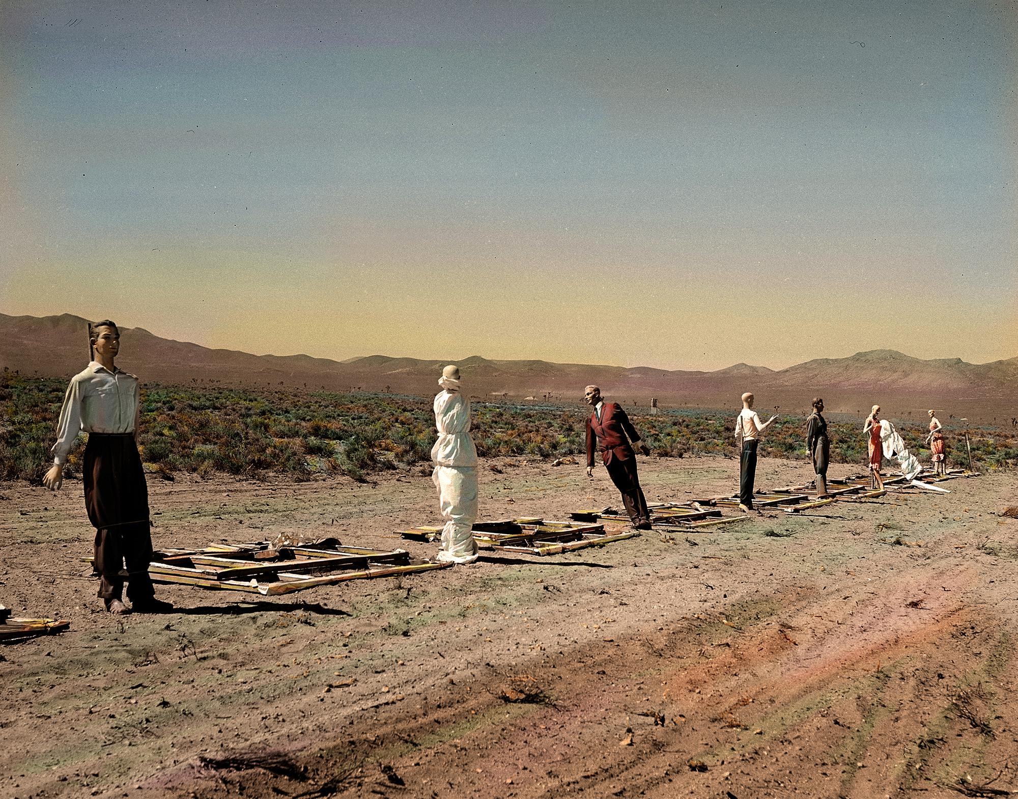 Greg Mac Gregor Color Photograph - Six Test Dummies