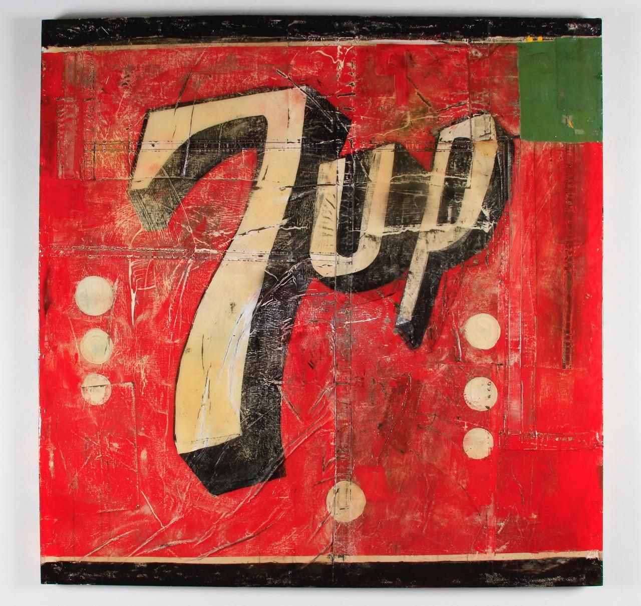 7up (Sonstige Kunststile), Mixed Media Art, von Greg Miller