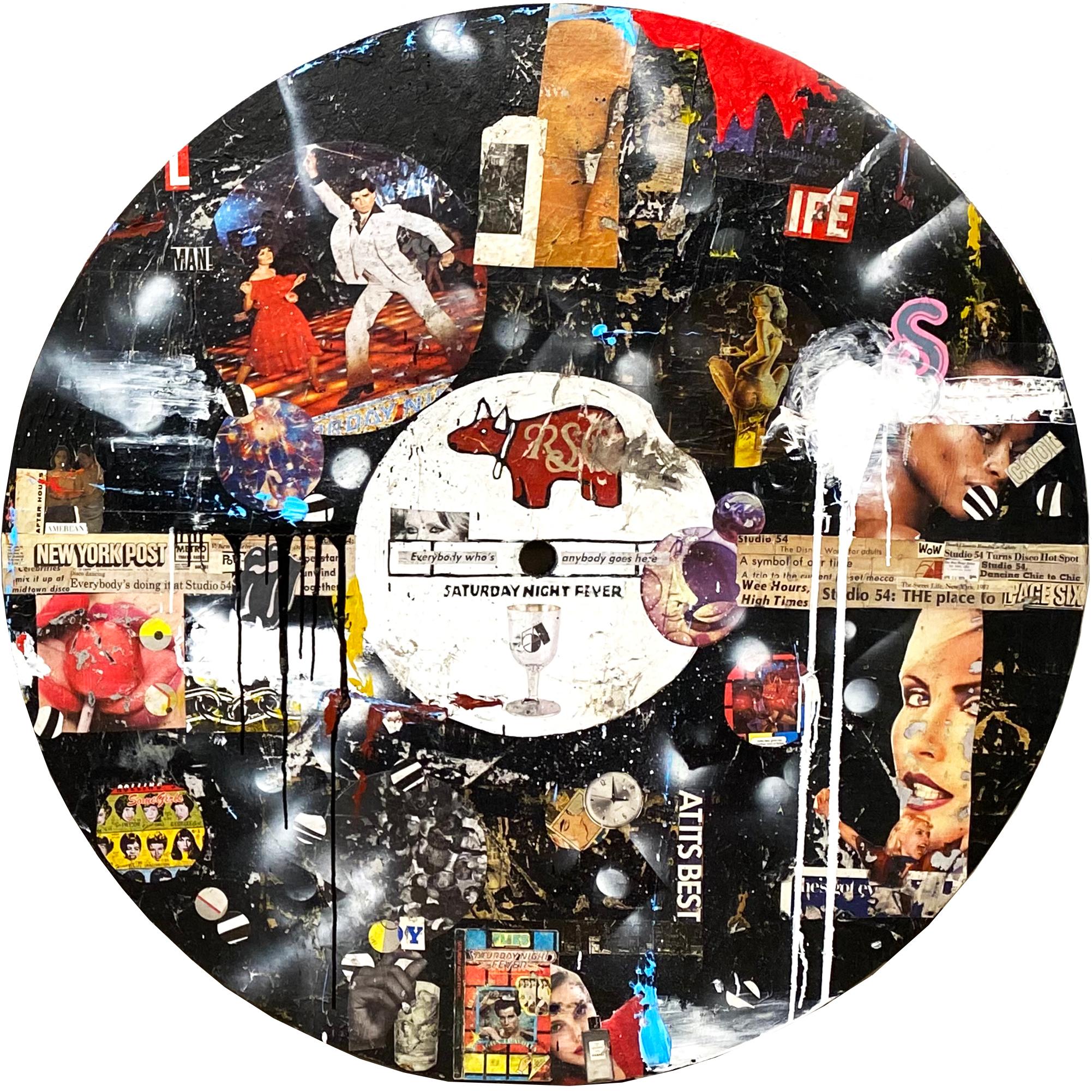 Greg Miller Reeses_Greg Miller, 2021, Acrylic/Collage/Paper (Text