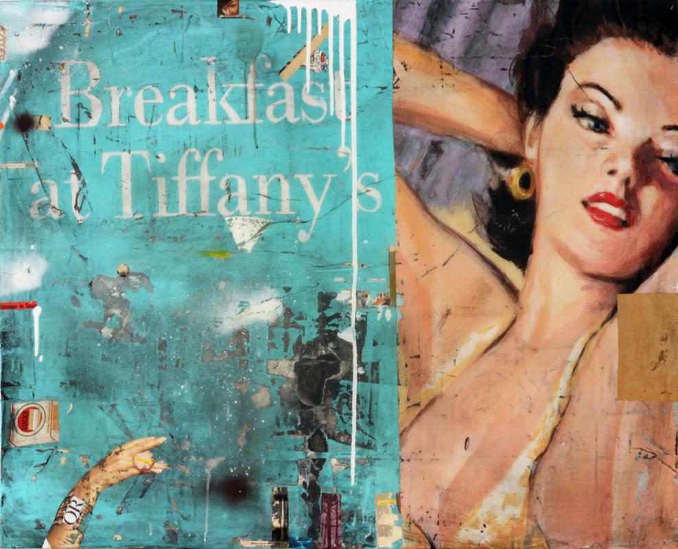 Breakfast at Tiffany's - Mixed Media Art by Greg Miller
