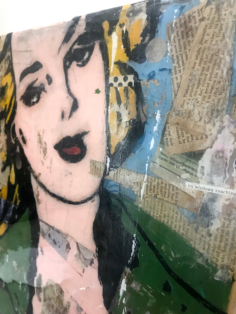 Fresh Look at Greg Miller Love Greg Miller Acrylic Paint Paper Collage Resin