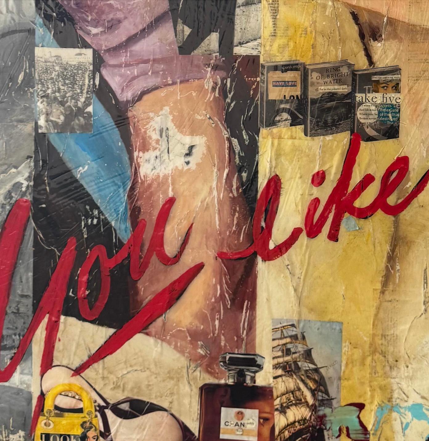 Mixed Media, Pop Art Collage of Female Figures_As You Like It_Greg Miller For Sale 8