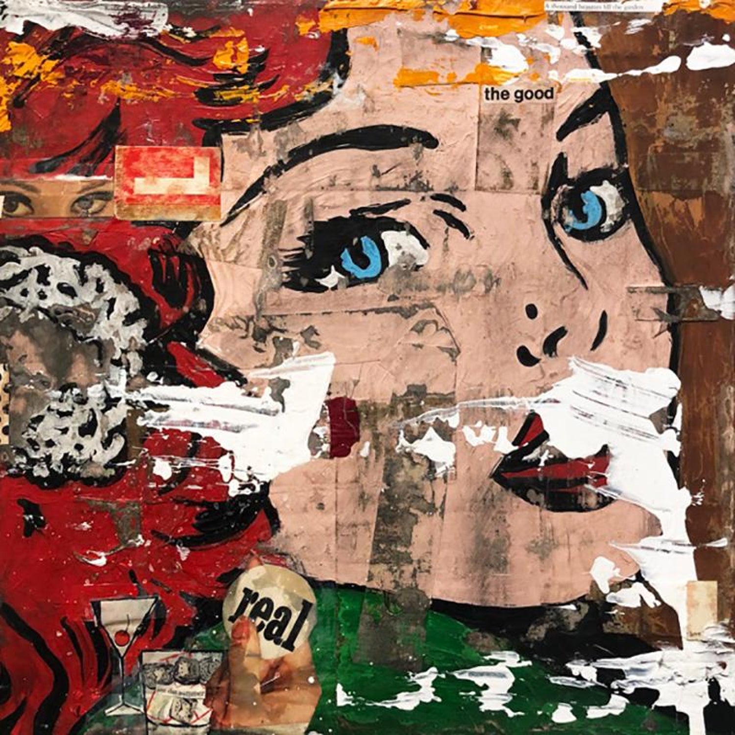 Greg Miller The Good Greg Miller Acrylic Collage Resin