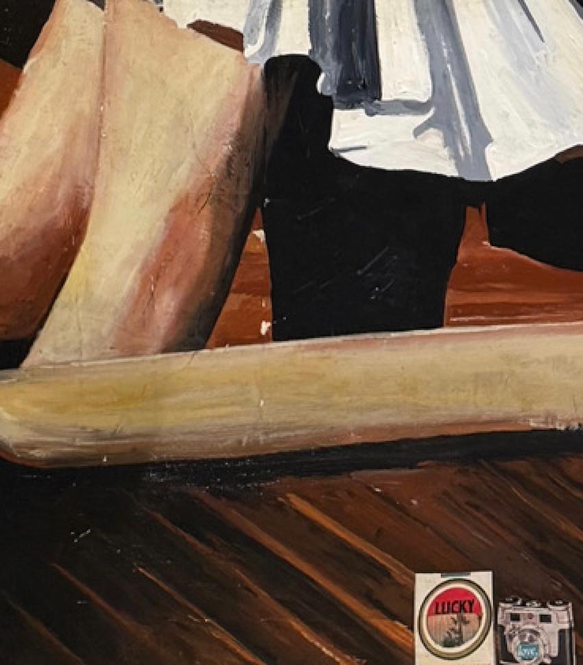 Oldtimer, Collage, Weibliche Figur & Text, Pop Art, Dolce Vita von Greg Miller im Angebot 6