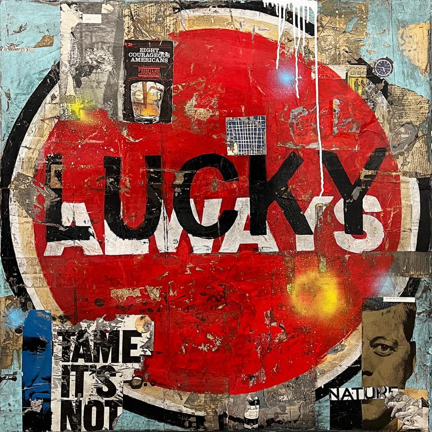 Lucky - Painting by Greg Miller