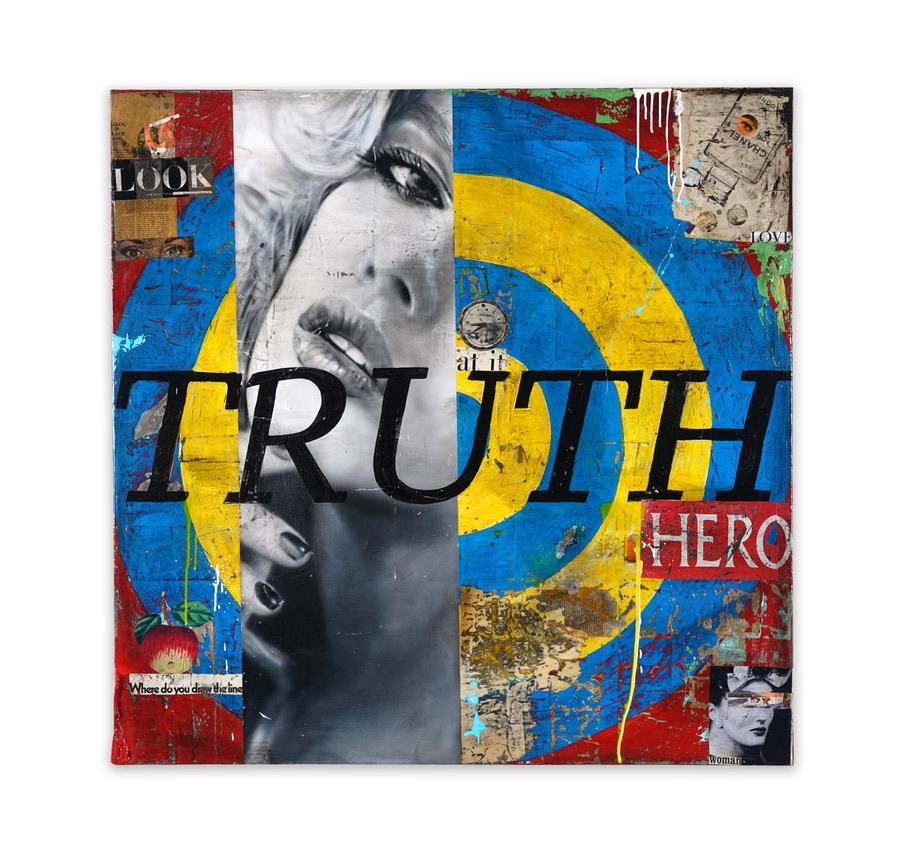 TRUTH - Mixed Media Art by Greg Miller