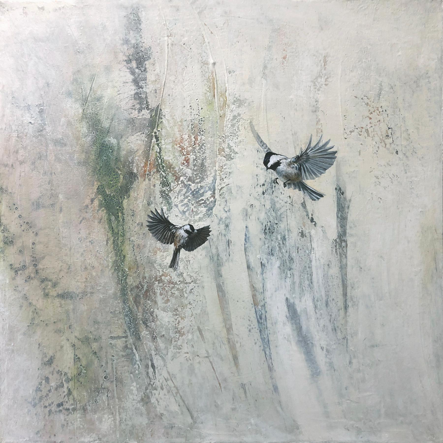 Animal Painting de Greg Ragland - El de Chickadee