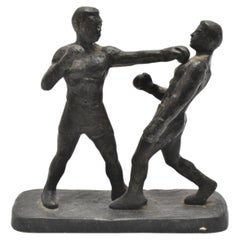 Greg Wyatt "Boxers" Modern Cast Metal Sculpture