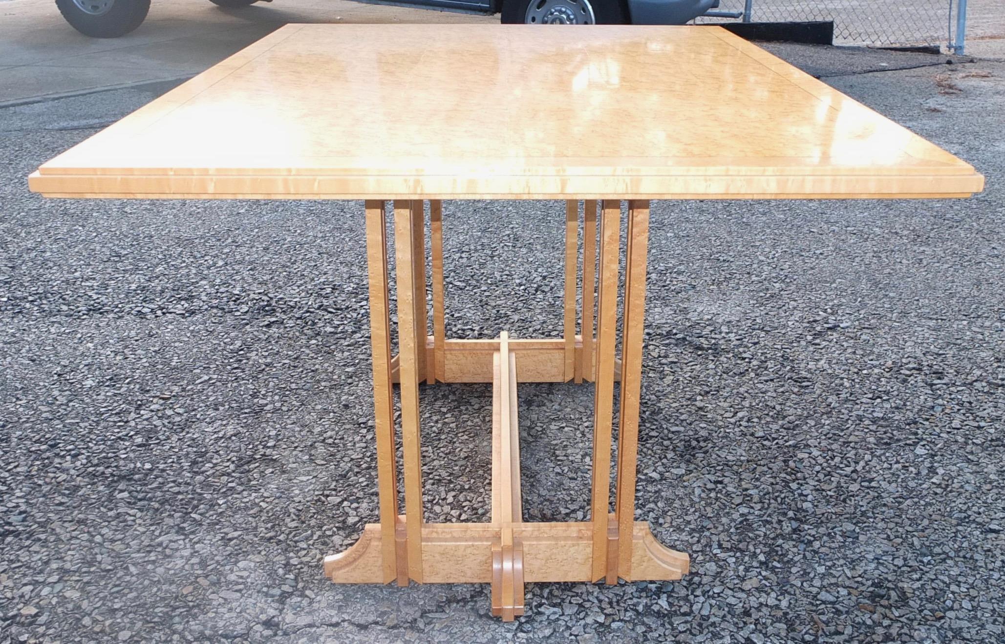 Gregg Lipton Studio Craft Trestle Table For Sale 10