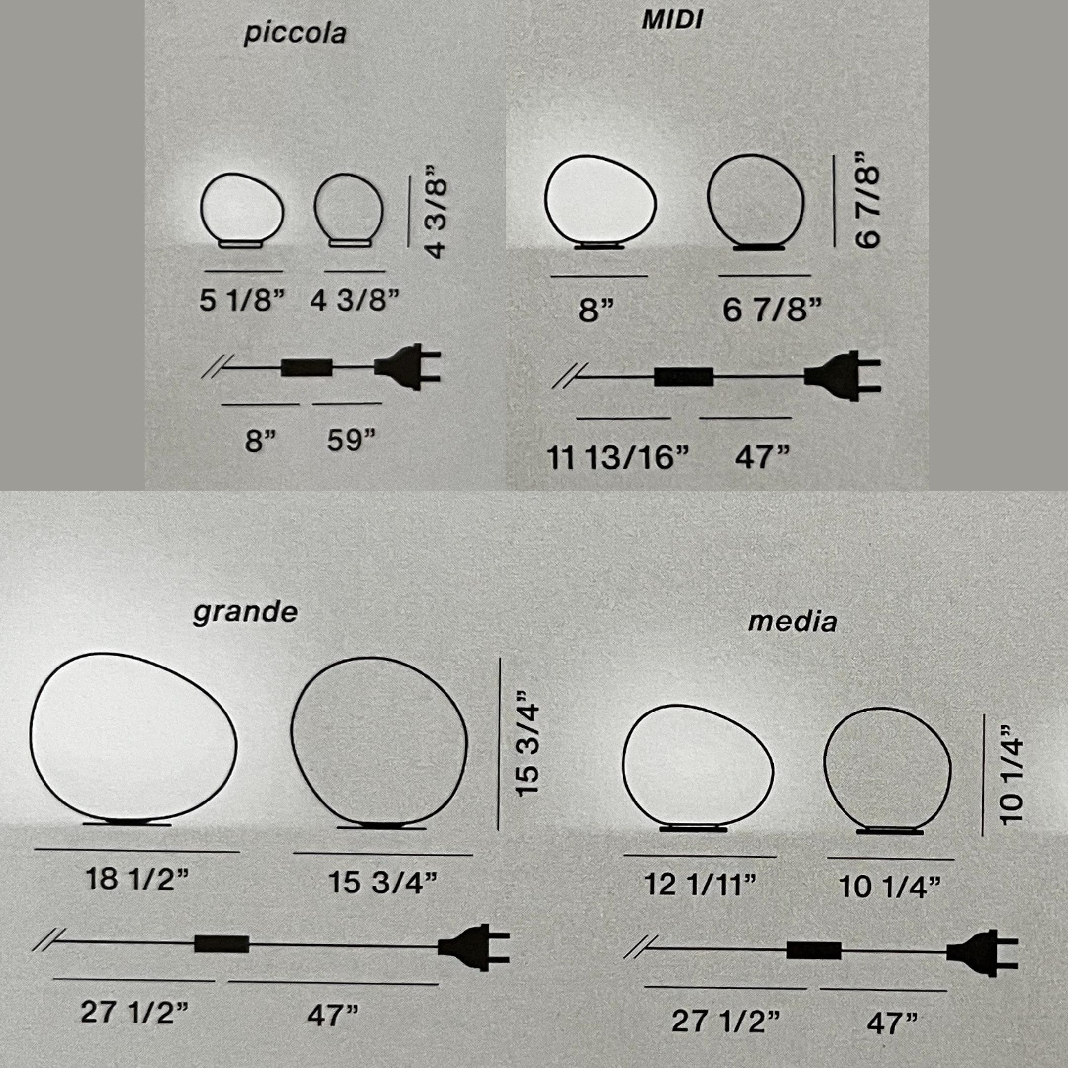 Tischlampe „Gregg“ aus Medienglas von Ludovica & Palomba für Foscarini im Angebot 8