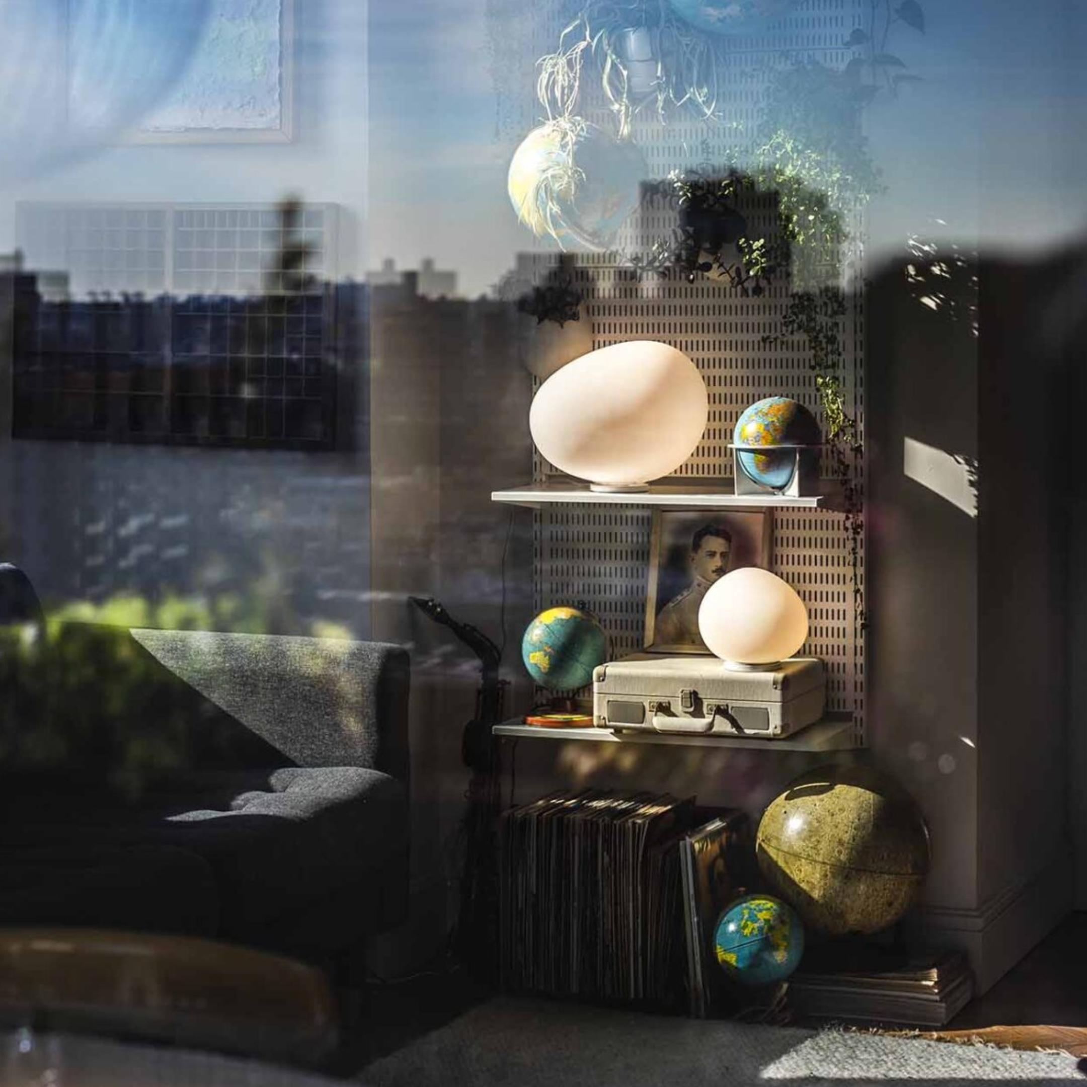 Tischlampe „Gregg“ aus Medienglas von Ludovica & Palomba für Foscarini (Italienisch) im Angebot
