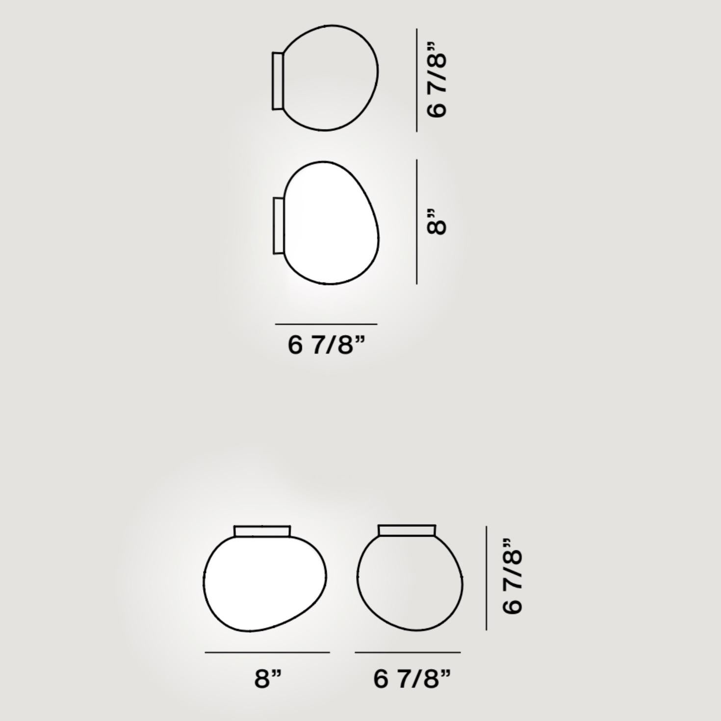 Plafoniera o applique da esterno 'Gregg' di Ludovica & Palomba per Foscarini in vendita 3