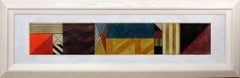 Grande quadro astratto geometrico modernista