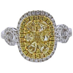 Gregg Ruth Diamond Gold Engagement Ring