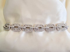 Gregg Ruth Bracelet extérieur en or blanc 18 carats et diamants