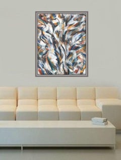 Blossom Burst, Painting, Acrylic on Canvas