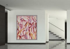 Peinture, huile sur toile « Blown Away » (L'air soufflé)