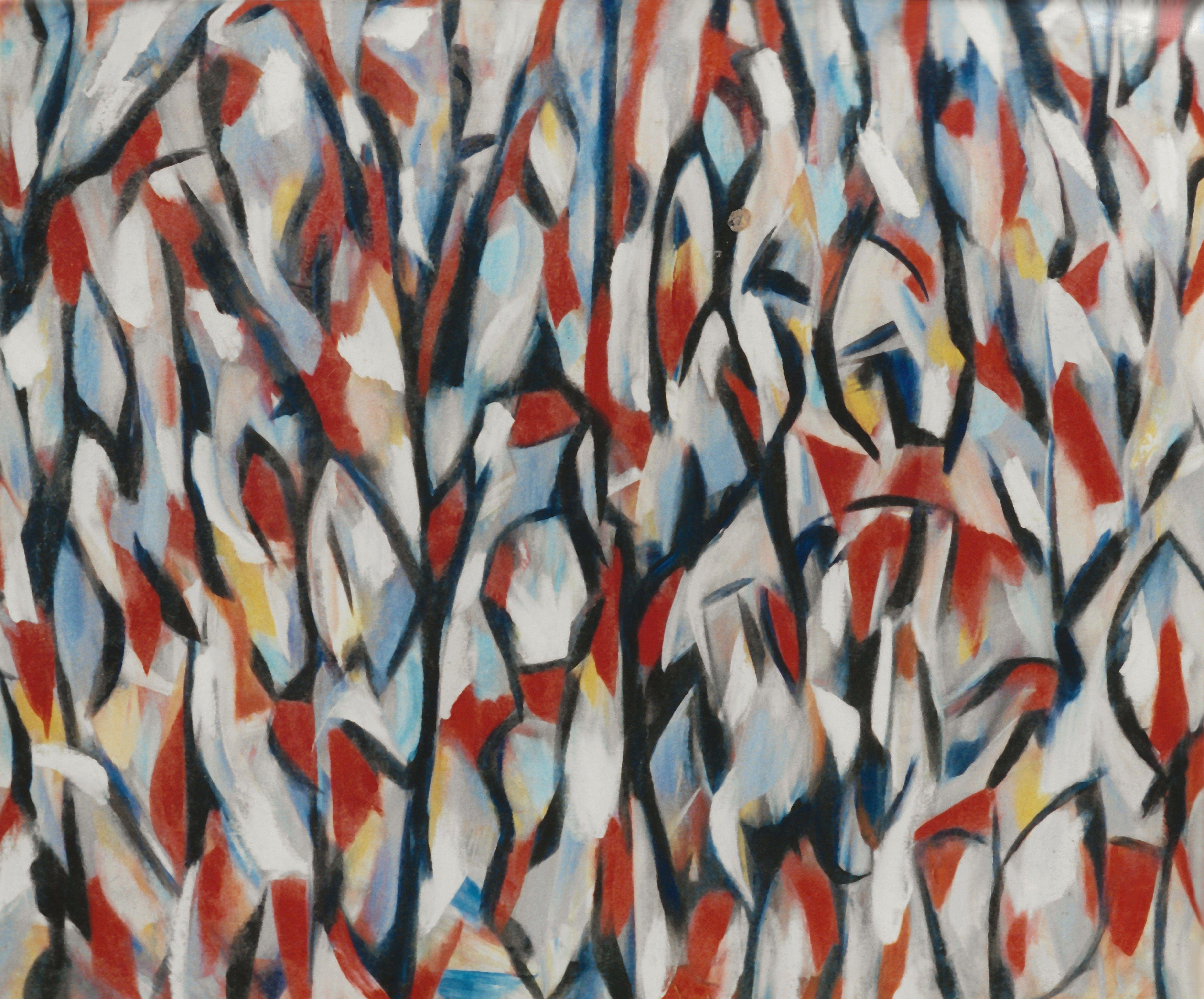 Bosque Figurado, Pintura, Acrílico sobre lienzo - Painting de Gregg Simpson