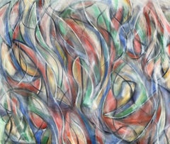 Floral Movement-8, Gemälde, Acryl auf Leinwand